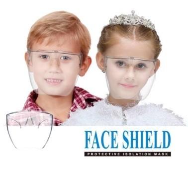 Ready Stock Face Shield for Kids Transparent  Face Mask Children Washable Reusable Child 儿童全脸防护面罩 Kids