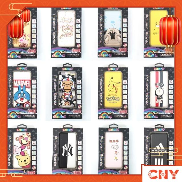 READY STOCK 100% Original RAINBOW Power Bank 10000mAh Foot power powerbank