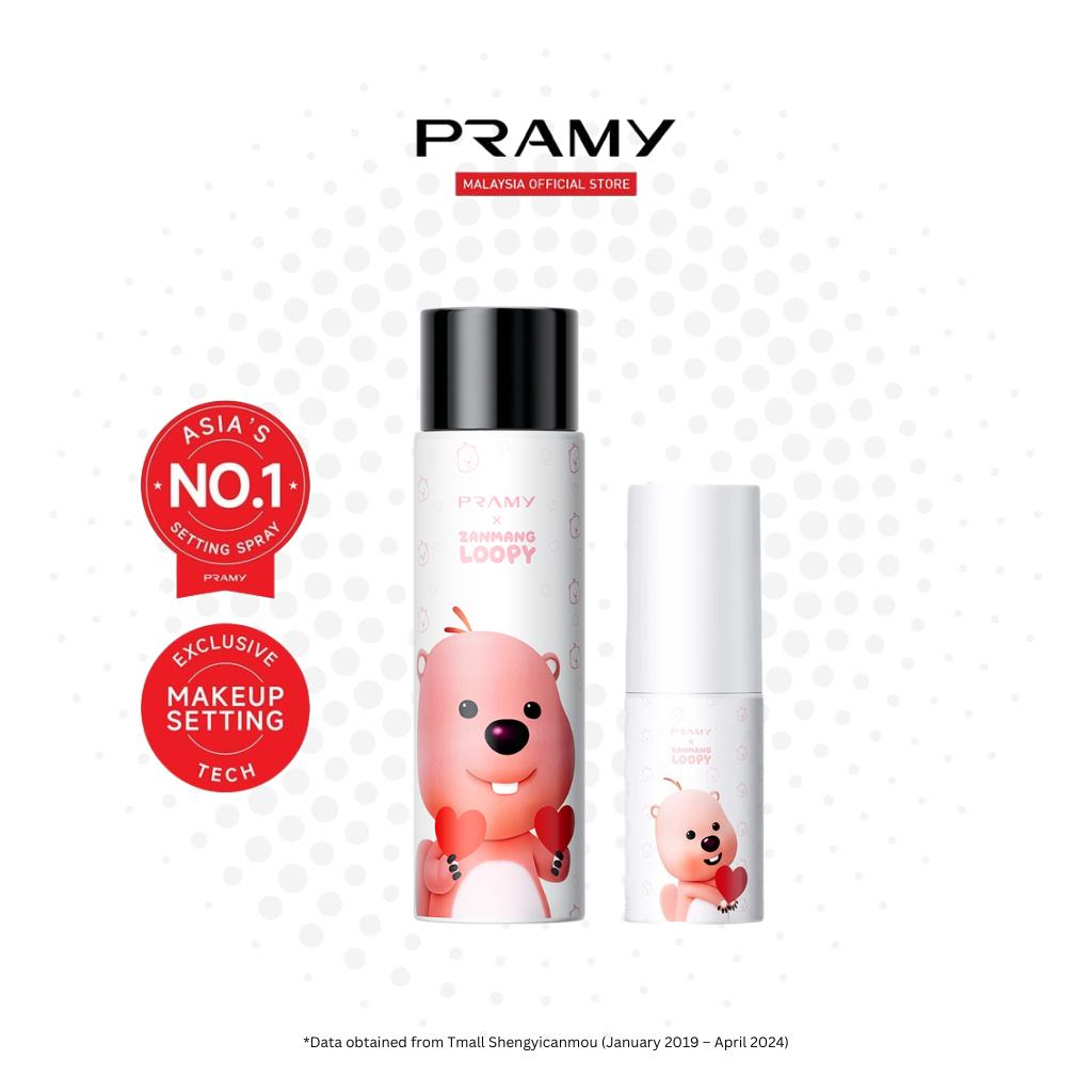 PRAMY x Loopy Moisturizing Dewy Finish Makeup Setting Spray (30ml/100ml)