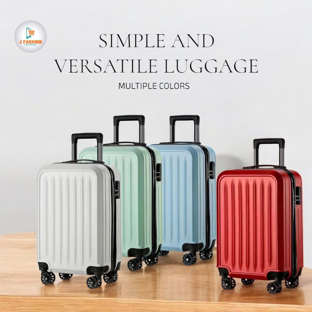Macaron Simple Design Luggage Travel Bags Suitcase 16\"20\"24\"Ready Stock Bag Bagasi
