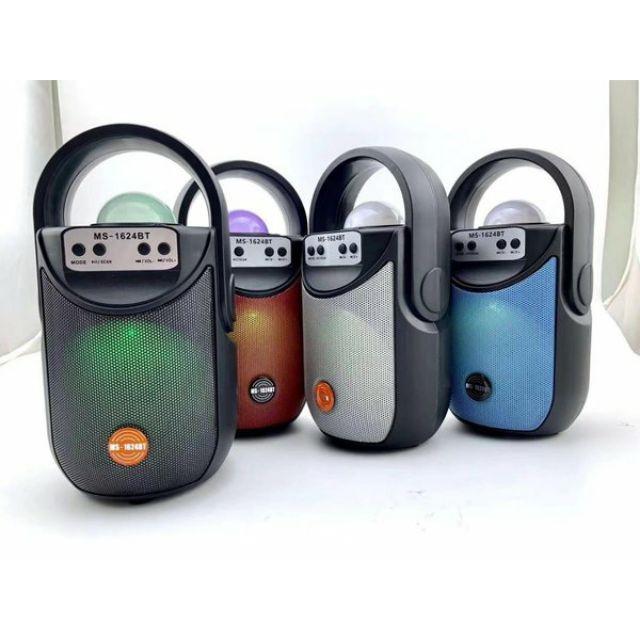 MS-1624BT Bass Outdoor Portable Stereo Subwoofer Surround TF Card Wireless Bluetooth Speaker