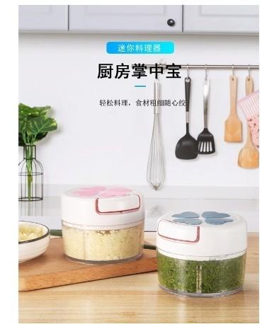 【READY STOCK】Multifunctional Manual Meat Grinder Mini Food Chopper Hand Pull Blender Pengisar Bawang 迷你手动捣蒜器